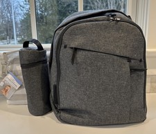  150 UPPAbaby Jordan Diaper Backpack Bag - Charcoal Grey  Ubbi Changing Mat