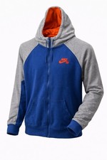 Nike SB Youth XL Full Zip Hoodie Blue Gray Skate 13-15 Years