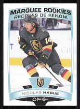 2019-20 O-Pee-Chee #619 Nicolas Hague RC