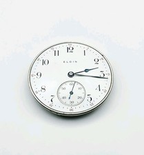 1907 Elgin Model 3 Grade 303 7J 12s Pocket Watch Movement For Repair