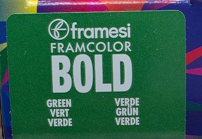 Framesi Bold  Grün Verde Direktziehende Haartönung Tonalizzante diretto 60ml