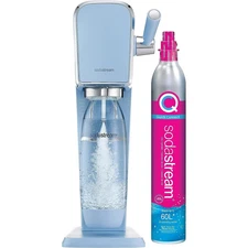 New In Box SodaStream Art Misty Blue Soda Machine and Sparkling Water Maker Kit