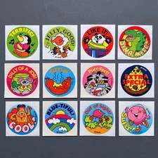 TREND Scratch and Sniff Stickers 12 Sticker Lot #2