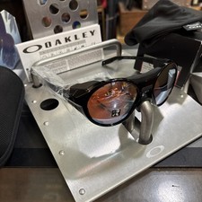 Oakley Clifden Polished Black Prizm Snow Sapphire Lenses W Case Bag Fast S/H