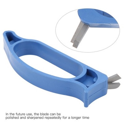 2x/Set Winter Ice Fishing Knife Sharpener Auger Blade Cutter Pliers Fishing SET