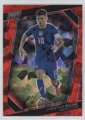 2023 National Convention VIP Gold Pack Red Sparkle Prizm Christian Pulisic 1cc7