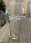 Vintage Enjoy Coca Cola Classic Bell Shaped Drinking Glass 20oz White Lettering