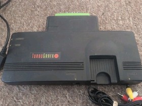 NEC Turbo Grafx-16 Console - Cables, RCA Adapter & Controller - Tested 