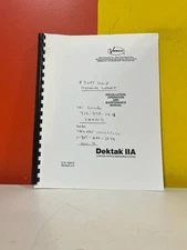 Veeco 139472 Dektak IIA System Installation, Operation and Maintenance Manual