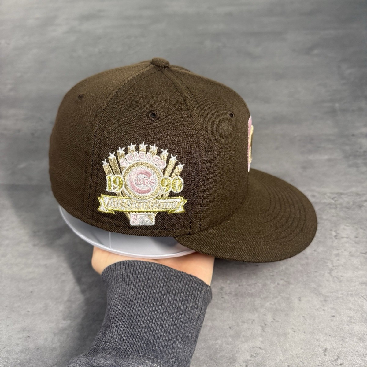 Hat Club Chicago Cubs New Era Cap 7 Brown Pink Kanye West UV