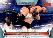RONDA ROUSEY 2019 Topps WWE Women's Division Base #69 Pro Wrestling Trading Card