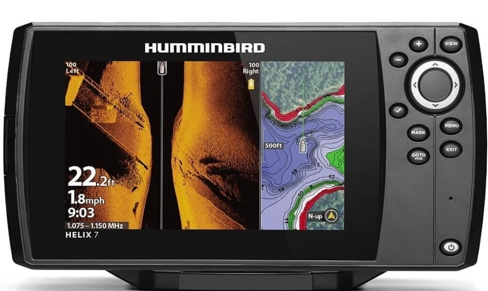 Humminbird Helix 7 G4 Fish Finder with MEGA Side Imaging, GPS - Image 2 of 4