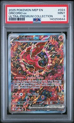 PSA 9 Oricorio Ex Secret Rare #024 2025 Pokemon Black Star Promo