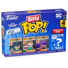 Blister 4 Figuras Bitty Pop Dc Comics Batman Adam West