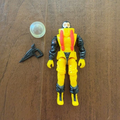 1988 HASBRO GI JOE ARAH COBRA SECTO-VIPER v1 BUGG FIGURE 100% COMPLETE MT-/MT