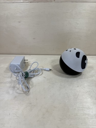 Amazon Echo Dot 4th Gen Smart Speaker B7W64E Panda Edition W/ Power Supply RARE - Afbeelding 4 van 14
