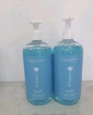 2 X Jumbo Size Crabtree & Evelyn La Source Hand Soap / Hand wash JUMBO 500ml