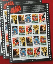 Two Sheets x 20 = 40 of Vintage BLACK CINEMA 42¢ US Postage Stamps USA 4336-4340