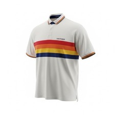 Vintage Tommy Hilfiger Polo Shirt XL Retro Stripe Colorblock 90s Cotton