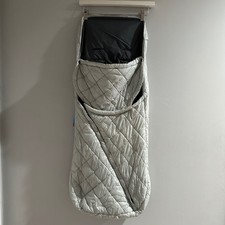 UPPAbaby Cozy Ganoosh Stroller Footmuff Silver PrimaLoft Insulated