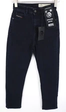 DIESEL D-Eiselle 069GL Women's Straight Stretch Jeans W24 L30 High Waist *