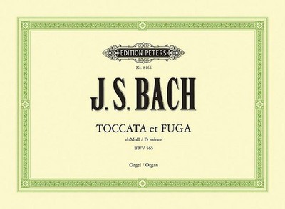 Toccata und Fuge d-Moll BWV 565: f? 1/4 r Orgel by Johann Sebastian Bach (German