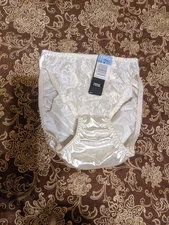 Vtg Olga Satin Brief Panties Size Small