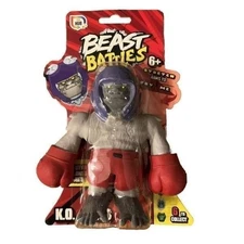 NEW Toy Hub BEAST BATTLES STRETCHY MONSTERS COMPLETE SET Lot Of 6