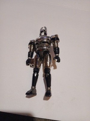 Titanium Silver Beetleborgs Metallix Figure Near Complete 1996 Bandai 90s