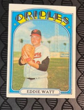 1972 Topps Baseball #128 Eddie Watt - NM