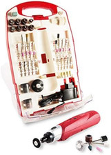 Taky - Mini fresatrice cordless con cassetta e 118 accessori