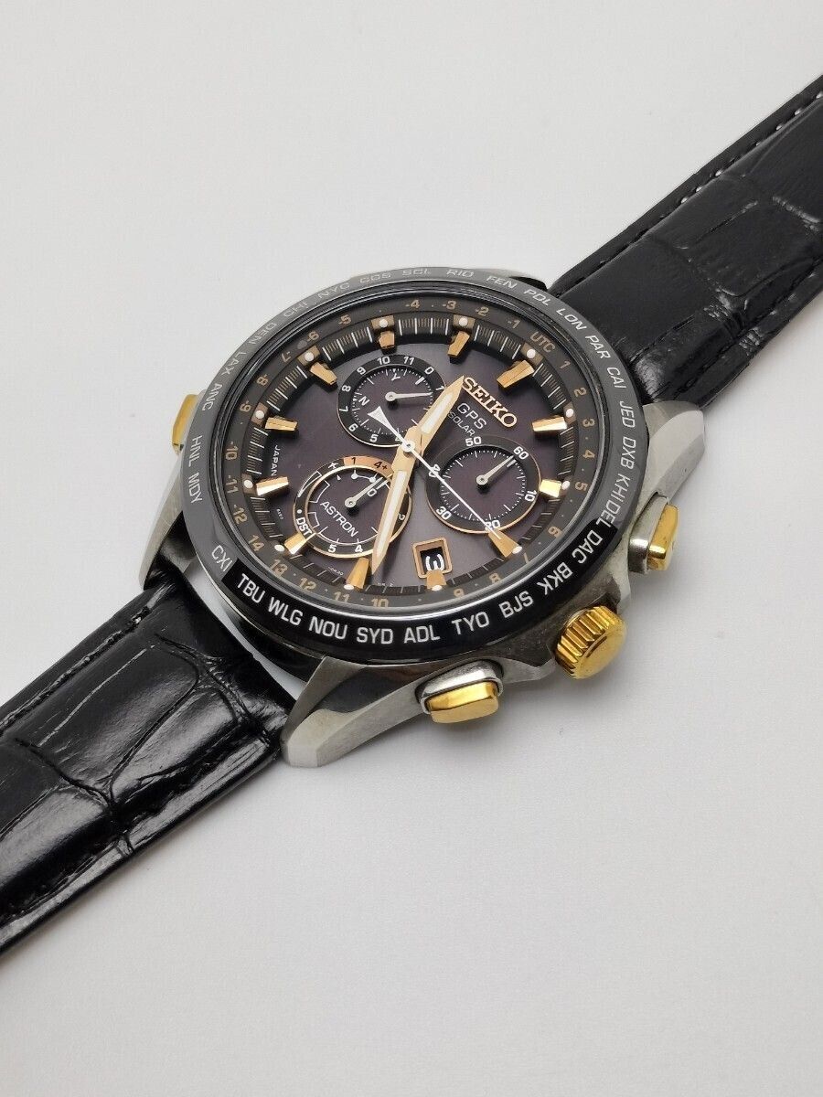 SEIKO ASTRON 8X82-0AB0-1 GPS Solar Radio Chronograph Analog SEIKO ASTRON 8X82-0AB0-1 GPS Solar Radio Chronograph Analog