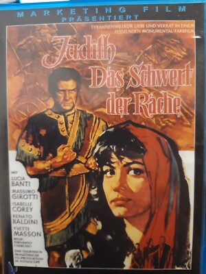 DVD Judith Das Schwert der Rache   Marketing Film Massimo Girotti Isabelle Corey