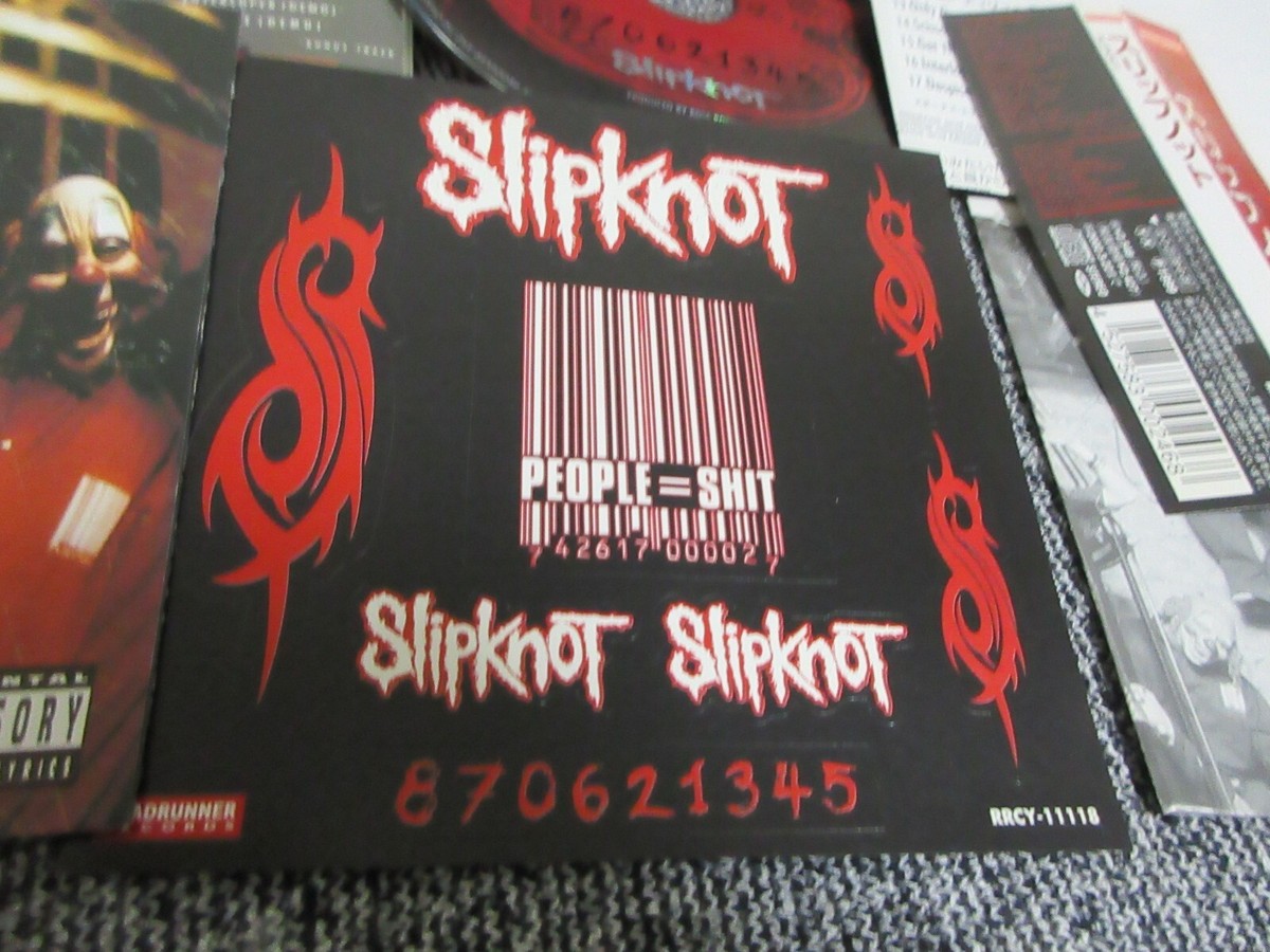 Slipknot サイン入りCD slipknot-slipknot-uk-vinyl-