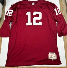 VTG JOE NAMATH Jersey 3XL Mens  #12 ALABAMA COLLEGE 1964 adidas XXXL SIGNED Rare