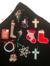 Lot Of 12 Miscellanous Christmas Ornaments