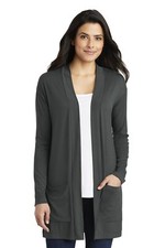 Port Authority Womens Long Sleeve Concept Long Pocket Cardigan LK5434