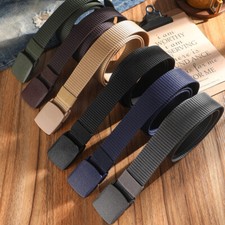 2024 Men's Durable Nylon Outdoor Sports Belt Canvas Mesh Belt