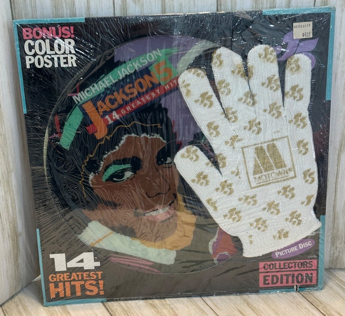Michael Jackson & Jackson 5 Greatest Hits LP Picture Disc + Glove