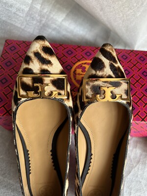Gigi Flats Tory Burch Tory Burch 20 Mm Gigi Pointy Toe Flat (Leo