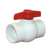 Valterra PVC Ball Valve Slip Fixture White 2" 700-20
