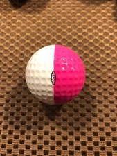 PING GOLF BALL/S-PINK/WHITE PING EYE 2...NO KARSTEN LOGO.....9.8/10
