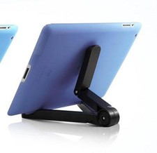 Universal Foldable Table Holder Stand for iPad 1/2/3/4/ cell phone Black