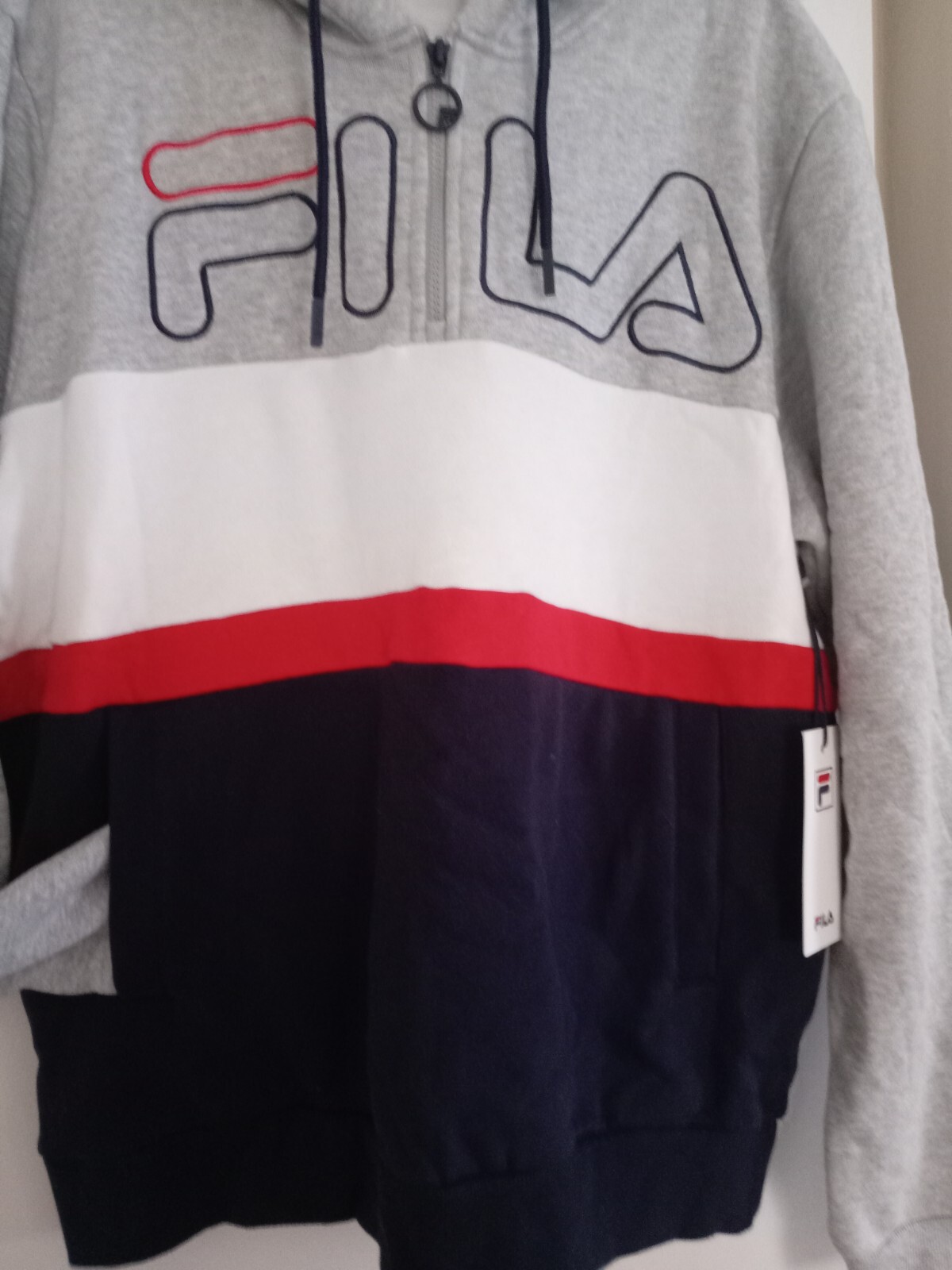 Fila 1 4 zip hoodie size Xl price tag £60.00