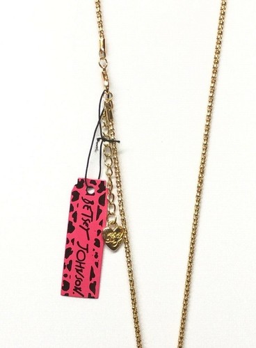 Betsey Johnson Necklace Hello Kitty Gold Black Crystals Enamel Gift Box Bag - 第 5/12 張圖片