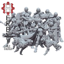 Sauberung Punisher Troops & K9s 28mm Imperial Guard Heresy Lab Pick Your Models