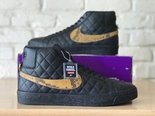 Nike Supreme x Zoom Blazer QS SB Mid Black Snakeskin for Sale