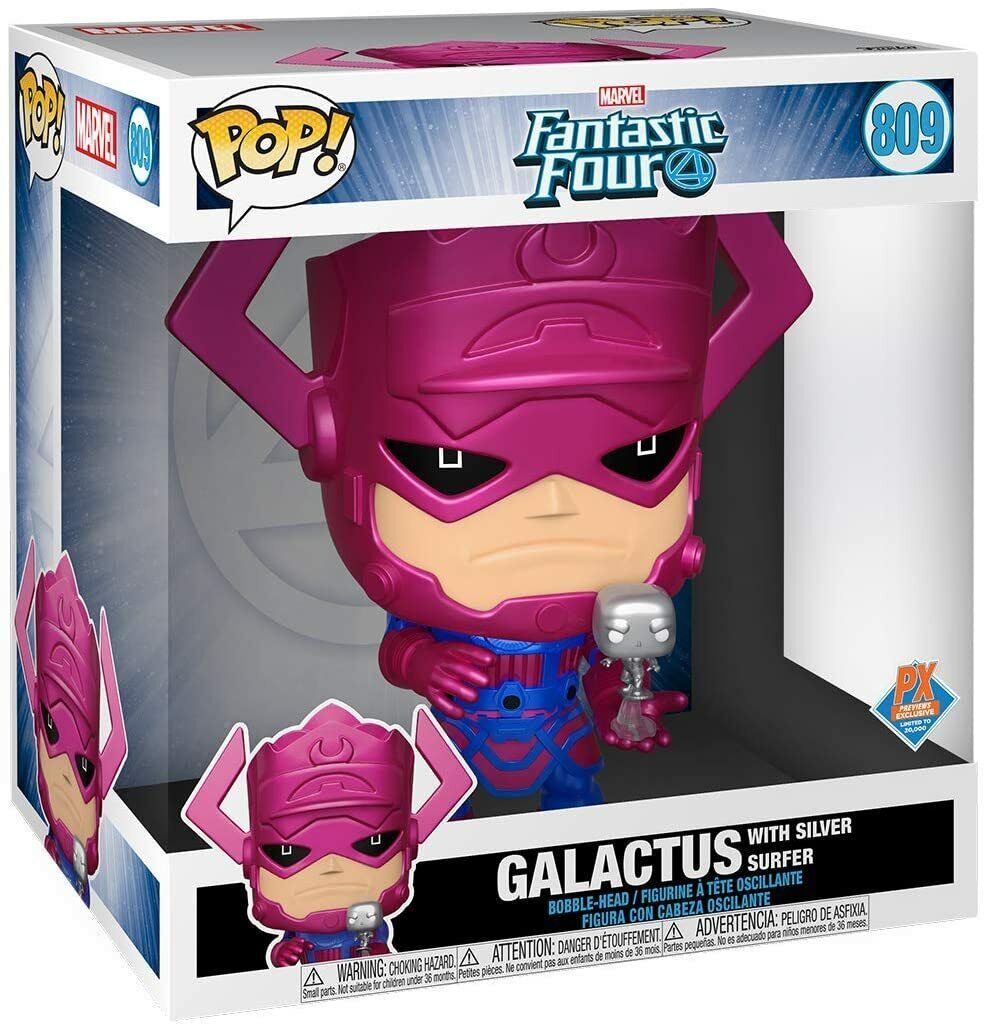 Funko POP! Marvel ~ 10-INCH GALACTUS w/SILVER SURFER (#809 Funko POP! Marvel ~ 10-INCH GALACTUS w/SILVER SURFER (#809