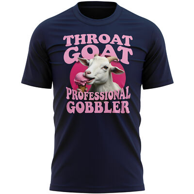 Funny Stag Do T Shirt For Men Throat Goat Gift For Groom To Be Party Tee