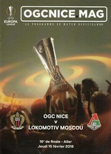 OGC NICE v LOKOMOTIV MOSCOU  - EUROPA LEAGUE - 15 FEBRUARY 2017 -GOOD CONDITION 